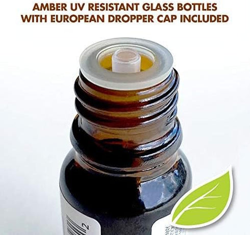 Healing Solutions Organic Peppermint Essential Oil – Pure & Undiluted Peppermint Oil (1 oz / 30ml) - for Hair & Skin...