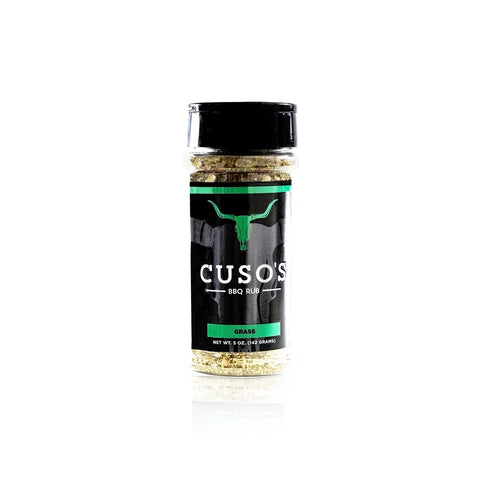 Cuso Cuts Great Tasting Grass BBQ Seasoning Rub - Contains All Natural Ingredients - Spices & Rubs for Grill, BBQ & Marinade - Best BBQ Rubs for S...