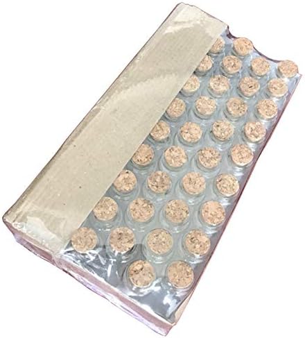 30x60x17mm 25ml Glass Bottles with Cork for Wedding Holiday Decoration 12pcs (12, 25ml-30x60x17mm)...