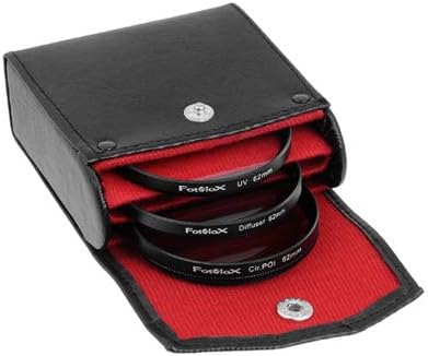 Fotodiox Filter Kit, UV, Circular Polarizer, Soft Diffuser, 62mm for Canon, Nikon, Sony, Olympus, Pentax, Panasonic Camera Lenses.......