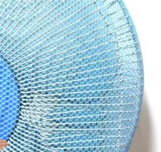 Electric Fan Guard Dust Cover Fan Protection Cover Washable for Baby Safety (Blue)...
