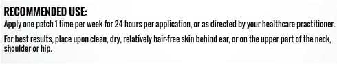 B12 Multi Topical Patches - Latex, Lactose, Gluten, and Sugar-Free - 6 Weeks Supply...