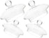 UPKOCH Tea Steeper Tea Steeper 4 Pack Glass Teapot Lid Replacement Teapot Strainer Covers Tea Filters Lids Tea Steepers Covers Teapot Spare Part G...
