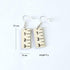 Teacher Stud Earrings Set Colorful Crayon Pencil Ruler Heart Shape Teacher's Gift Rainbow Dangle Earrings Bulk Wooden Jewelry for Women for school...