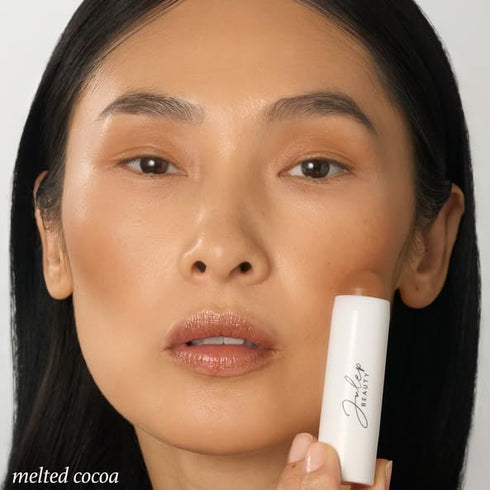 Julep Skip the Brush Cream to Powder Bronzer & Contour Stick - In Paradise Darker skin tones - Long Lasting Blendable and Buildable Color -Multi-U...