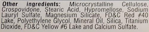 Ferrous Sulfate FC 325mg (5GR) Generic for Feosol Red Tablets 100 Tablets per Bottle 2 PACK Total 200 tablets...