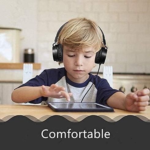 Kids Headphones On-Ear Comfortable Foldable Headphones for Kids Lightweight Stereo Headset for Kids Childrens Girls Boys Smartphone PC Tablet MP3/...