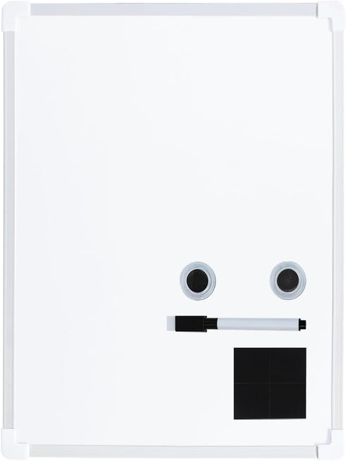 GDMINLO Double-Sided Small Dry Erase Board, 14 x 11 inches Whiteboard for Students Teachers School Supplies Lapboards, Includes a Black Dry Erase ...