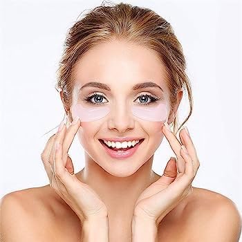 New Lip and Eye Mask 2 Sets, Hydro-Gel Eye Mask For Puffiness, Lip Collagen Plumper, Eye Mask Skincare, Rich Goat Milk (white/white)...