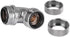 Thermaltake Pacific 16 mm G1/4 PETG Tube 90-Degree Dual Compression OD - Chrome...