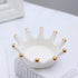 Royal-Crown-Jewelry-Tray Ring-Necklace-Jewelry-Trinket-Dishes Ceramic-Decorative-Holder Engagement Brithday Mother Gifts...