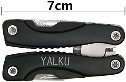 Yalku Outdoor Multitool Pliers Repair Knife Screwdriver Set Hand Multi Tool Mini Pliers Screwdriver Folding Pocket Knife Pliers Blue...