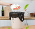 Kitchen Garbage Bags and Black Trash Bag, 100 Counts 4 Gallon 45x60Cm Kitchen Trash Bags with Handles for Bathroom Trash Bags, Small Trash Bags, C...