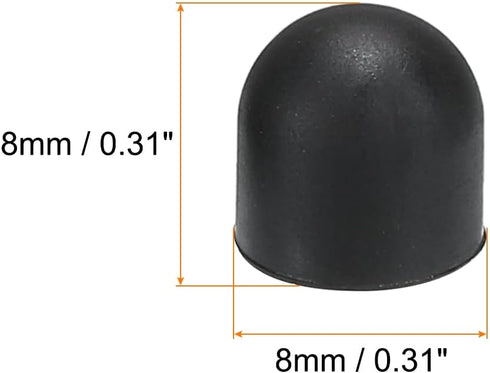 MECCANIXITY 30pcs 8mm Stylus Pen Fine Tips Conductive Rubber Capacitive Touch Screen Pens Tip Soft Universal Replacement...