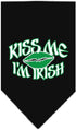 Mirage Pet Products Kiss Me I'm Irish Screen Print Bandana, Small, Turquoise...