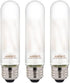 ASOKO T10 LED Frosted Bulbs Warm White 2700K 6W Dimmable Tube Vintage Led Bulbs 60 Watt Equivalent,E26 Medium Base 3 Packs...
