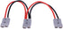 50A Connector Plug with 8AWG Wire, Y-Shaped Quick Connect Battery Harness, Forklift Plug Wire, Pair of Fixed Power Forklift connectors -30cm/0.98 ...