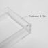 Acrylic Sticky Note Holder Desk Organizer Decor for 3x3 Sticky Notes Memo (Black)...