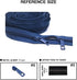 Goyunwell #5 Navy Blue Zipper Tape Zippers by The Yard 10 Yard for The Sewing Purse Bag Backpacks with 20pcs Blue Pulls and Teeth...
