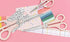 We R Memory Keepers Pink Craft Scissors, Ambidextrous Scissors w/Comfort Grip...