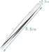 Precision Tweezers, Stainless Steel Pointed Tweezers for Craft, Electronics, Soldering, Medical and Experimental Work, Jewelry-Making, Industrial ...