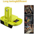 DM18RL Battery Adapter for Dewalt/Milwaukee to Ryobi Battery Adapter, Convert for Dewalt 20V Llithium Battery to Ryobi Tool 18V P105 P107 P108 Bat...