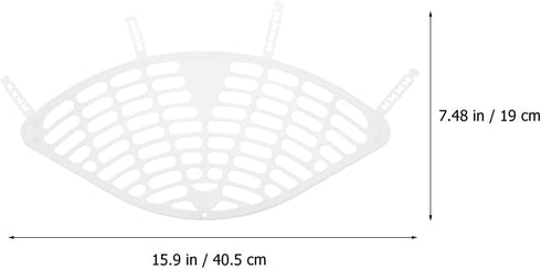 BESPORTBLE Bike Accessories Bike Rear Seat Plastic Protective Net Safety Kids Foot Guard, Plastic Rear-Wheel Protective Meshes, Bike Replacement P...