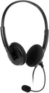 Monoprice WFH 3.5mm + USB Wired Back to Basics Web Meeting Headset - Lightweight, with Adjustable Mic and USB Inline Controller, for Virtual Meeti...