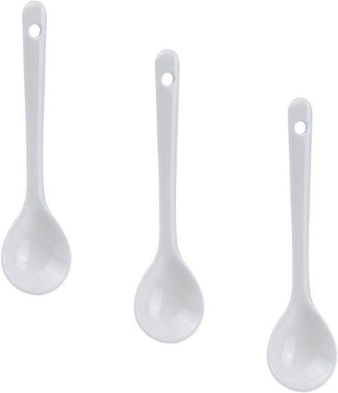 JANKOW Small Ceramic Spoons, Seasoning Spoon, Demitasse Espresso Spoons, Ice Cream Spoon Suit for Sugar, Tea, Ice Cream....