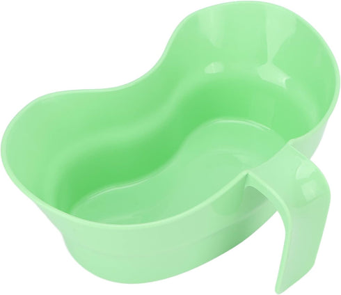 Emesis Basin Cup for Oral Care, Plastic Vomit Basin with Arc Design, Bed Mouthwash Cup with Wide Mouth, Emesis Tray for Elderly Bedridden Patients...