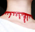 Halloween Party Costumes Necklace for Women - Joke Blood Choker Necklace 2PCS...