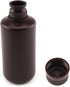 Othmro 2pcs 500ml Plastic Lab Cylindrical Chemical Reagent Bottle w Lids Wide Mouth Laboratory Reagent Polyethylene Bottle Sample Sealing Liquid S...