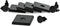 8020, 2015-Plain, 10 Series, 1" x 1" Black Plastic Square End Caps for 80/20 Aluminum Extrusion T-Slot Accessories (5 Pack)...