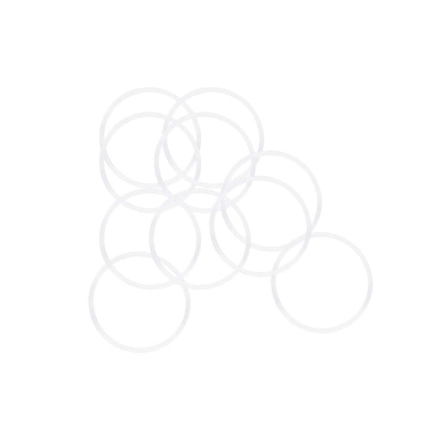 uxcell Silicone O-Rings, 31mm OD 28mm ID 1.5mm Width VMQ Seal Gasket for Compressor Valves Pipe Repair, White, Pack of 10...