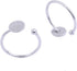 20pcs Stainless Steel Flat 8mm Pad Ring Base Blank DIY Finger Ring Bezels for Jewelry Making Accessories...