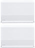 BestYiJo 2 Pcs Skimmer Weir for Swimming Pool, Skimmer Weir Replacement, Swimming Pool Skimmer Gate, White Weir Gate Assembly (Style A)...
