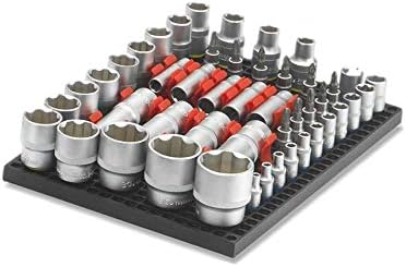 Organizer Genie - One Black Pegboard to organize your Sockets, Wrenches, Pliers, Screwdrivers, Bits and All Other Tools...