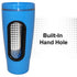 Rehabilitation Advantage Hand In Mug Adaptive Drinking Cup Blue,16 ounces...
