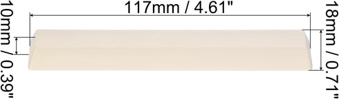 PATIKIL 6.25u Spacebar Keycaps, Universal PBT Keyboard Replacement Accessories for MX Mechanical Keyboard, Beige...