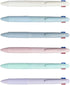 6PCS Multicolor Ballpoint Pen, 4-in-1 Smooth Retractable Ink Pens with Pen Clip, 0.5mm Fine Point Pen for Office School Supplies Students Classroo...