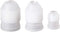 3pcs S/M/L Cake Decorating Couplers Set Plastic Icing Piping Bag Converter Cream Nozzle Pipeline Couplers Pastry Tool Home Tips...