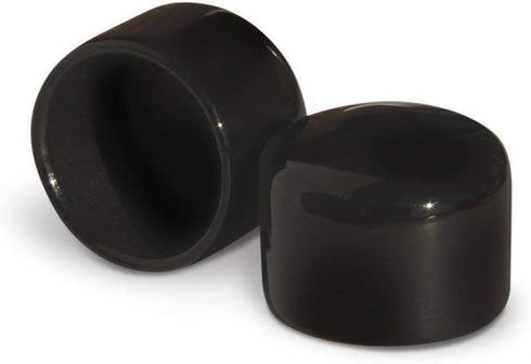 ColorLugs Vinyl BoltCap Cover | Black | Flexible Fit Bolt Lug Nut Cap | Fits 19 mm | Pack of 20 | Includes Deluxe Extractor | Made in The USA...