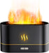 Flame Aroma Diffuser with Flame Light, Mist Humidifier Aromatherapy Diffuser with Waterless Auto-Off Protection for Spa Home Yoga Office Bedroom (...
