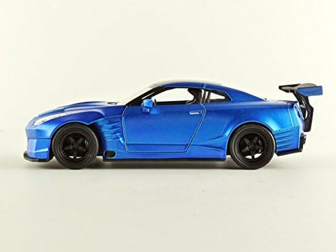 Jada Toys Fast & Furious 1:24 2009 Brian's Nissan GT-R R35 Ben Sopra Die-cast Car, Toys for Kids and Adults Blue...