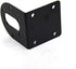 Black 37mm DC Gear Motors Mounting Bracket, Iron Anti-Rust Gearbox L-Shape Fixed Seat, Gear Reduction Motor Holder...