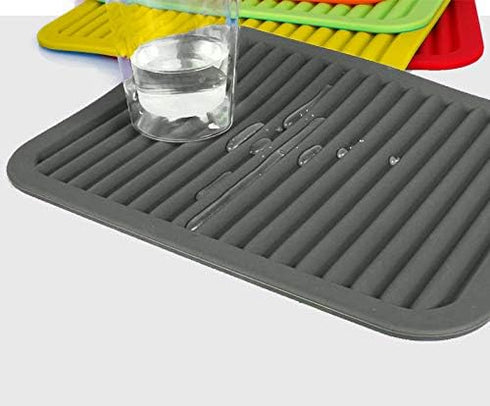 Large Silicone Trivet Mats 2 Pack, Heat Resistant Pot Holder, 9x12 Non-Slip Flexible Durable Pot Coaster for Kitchen Table, Dining Table, Hot Pans...