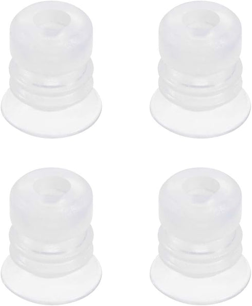 uxcell Bellows Suction Cup,15mm Diameter 16mm Length M5 Joint Silicone Vacuum Industrial Pneumatic Suction Cup 4pcs...
