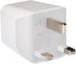 Ceptics UK Travel Adapter Plug - with 2 USB + USA Socket Input - Type G - Ultra Compact - Safe Grounded Perfect for Cell Phones, Laptops, Camera C...