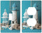Sea Lighthouse Set of Light Switch Plate & Duplex Outlet Cover, Single Gang Toggle/ 1-Gang Duplex Socket Cover Combination Wall Plates Decor for H...