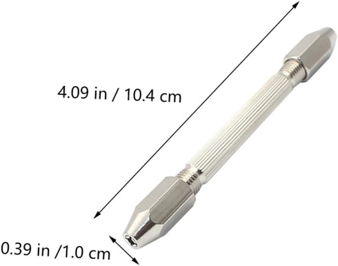 DOITOOL 6 Pcs Drill Model Mini Vise Mini Tools Pin Vise Hand T Tool Hand Auger Miniatures Miniature Tools Pin Vice Wire Tool Double Ended Pin Vise...